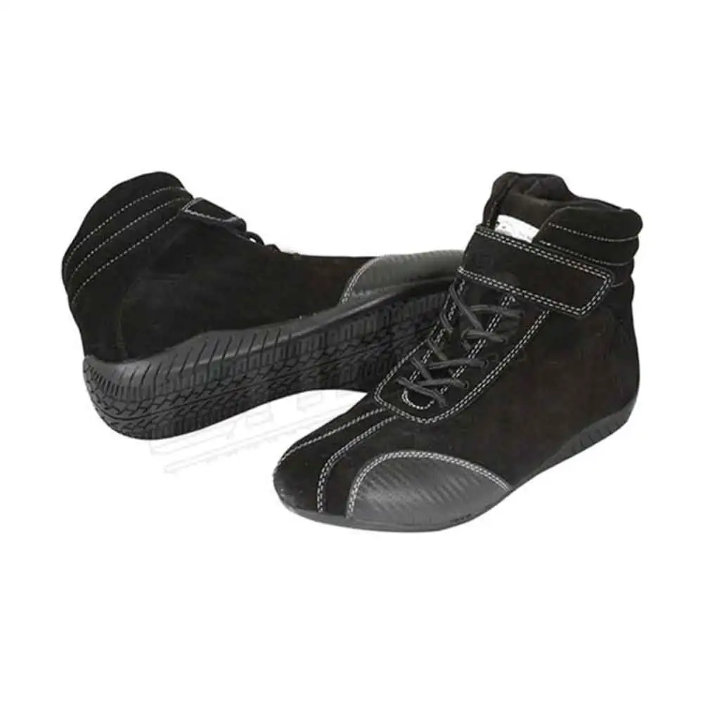 New Comfort Leather Car Racing Shoes Latest Design Car Racing Shoes