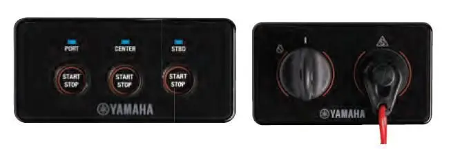 MARINE SWITCH PANEL MAIN HELM SW PANEL TRIPLE KIT 6X6-W0035-60 for Yamaha Outboards