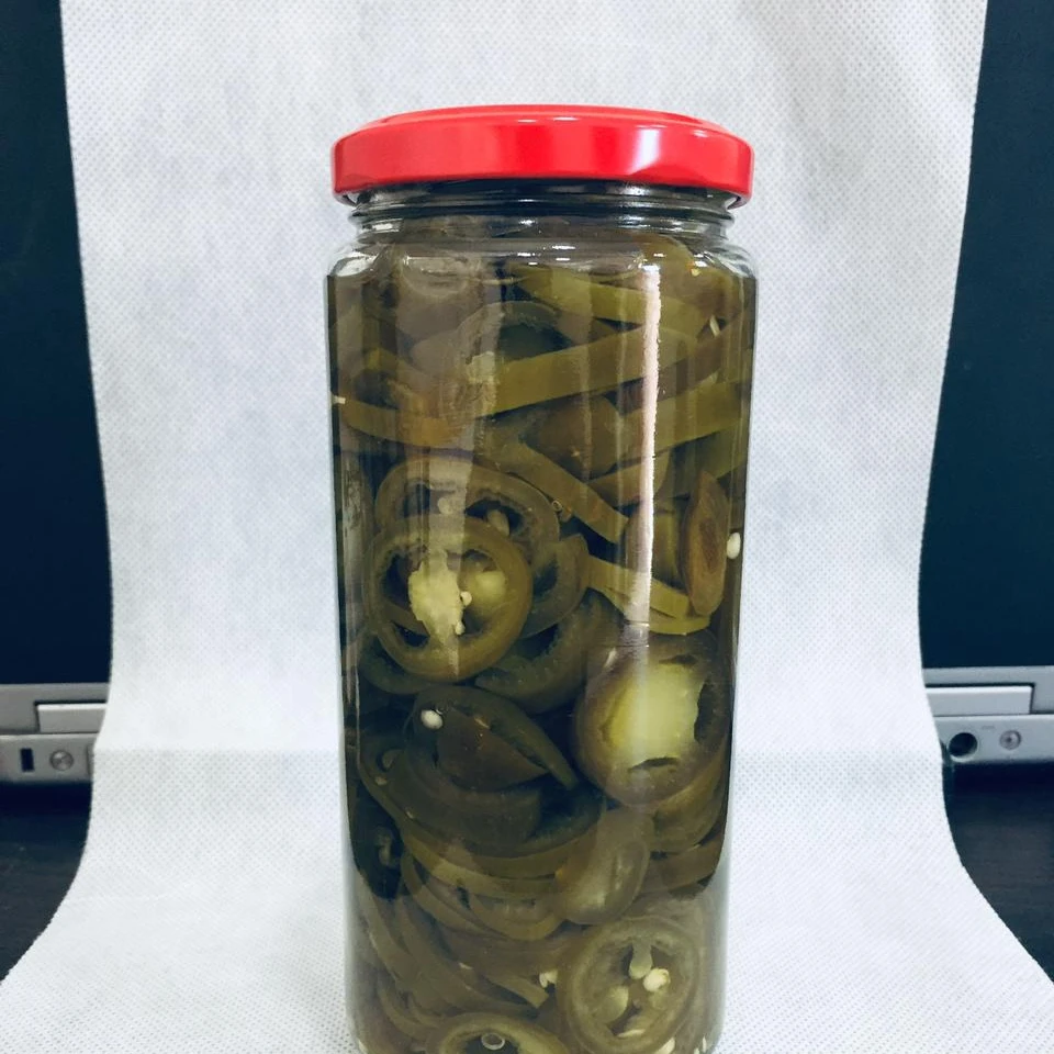 Pickled Green jalapeno Pepper Slices