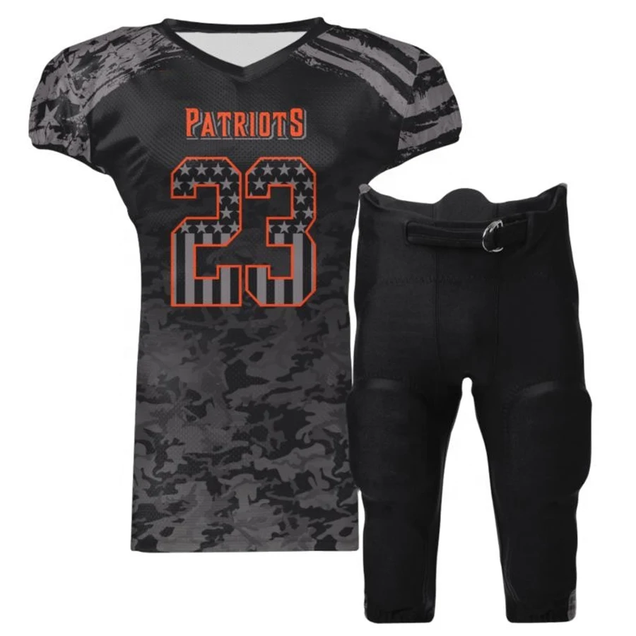 Wholesale Youth American Football Jersey Latest Designs with Printed Techniques Sports Wear for Adults