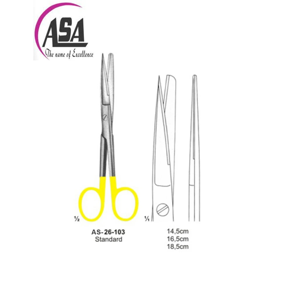 Straight mayo lexer scissor 16cm size stainless steel mayo lexer scissor surgical instruments high quality