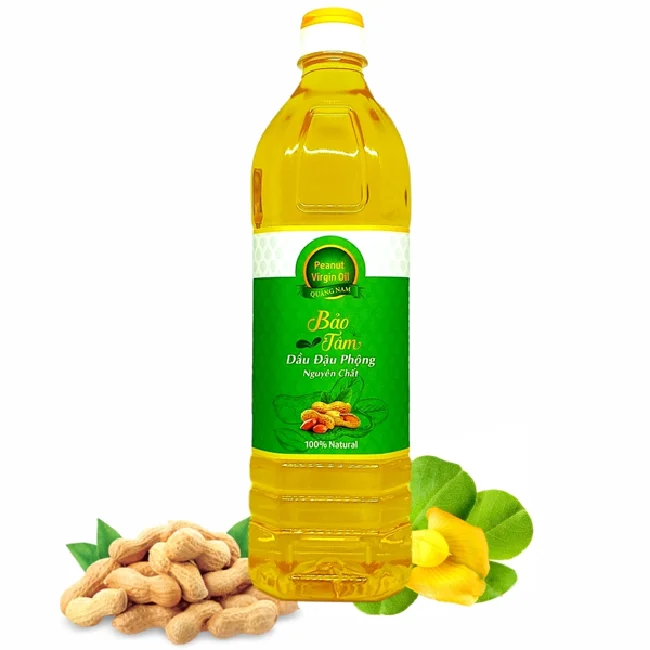 Vietnam 100% natural peanut virgin oil 1l nutrient rich product with cheap price