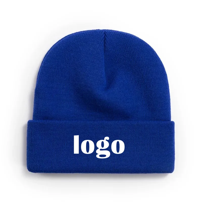 men UniseMen and Wox Winter Beanie  hat Multiple Colors Option Customized Logo winters Woolen  hat