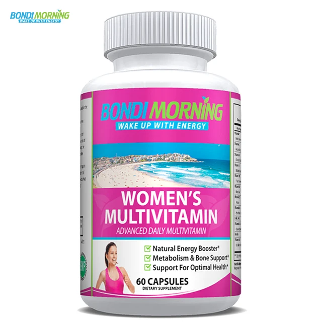 100% Stronger and More Energized Multivitamin Capsules for Women with Essential Vitamins