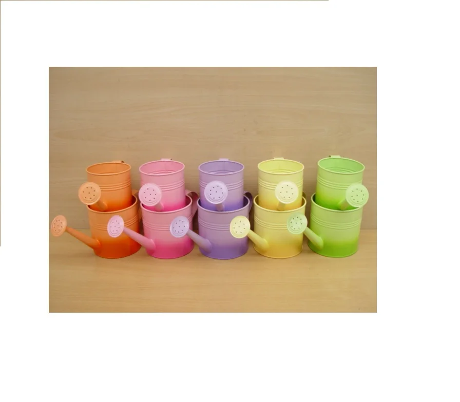 Лидер продаж, оцинкованная металлическая кастрюля для полива, ваза для цветов, металлический ураган, оптовые цены