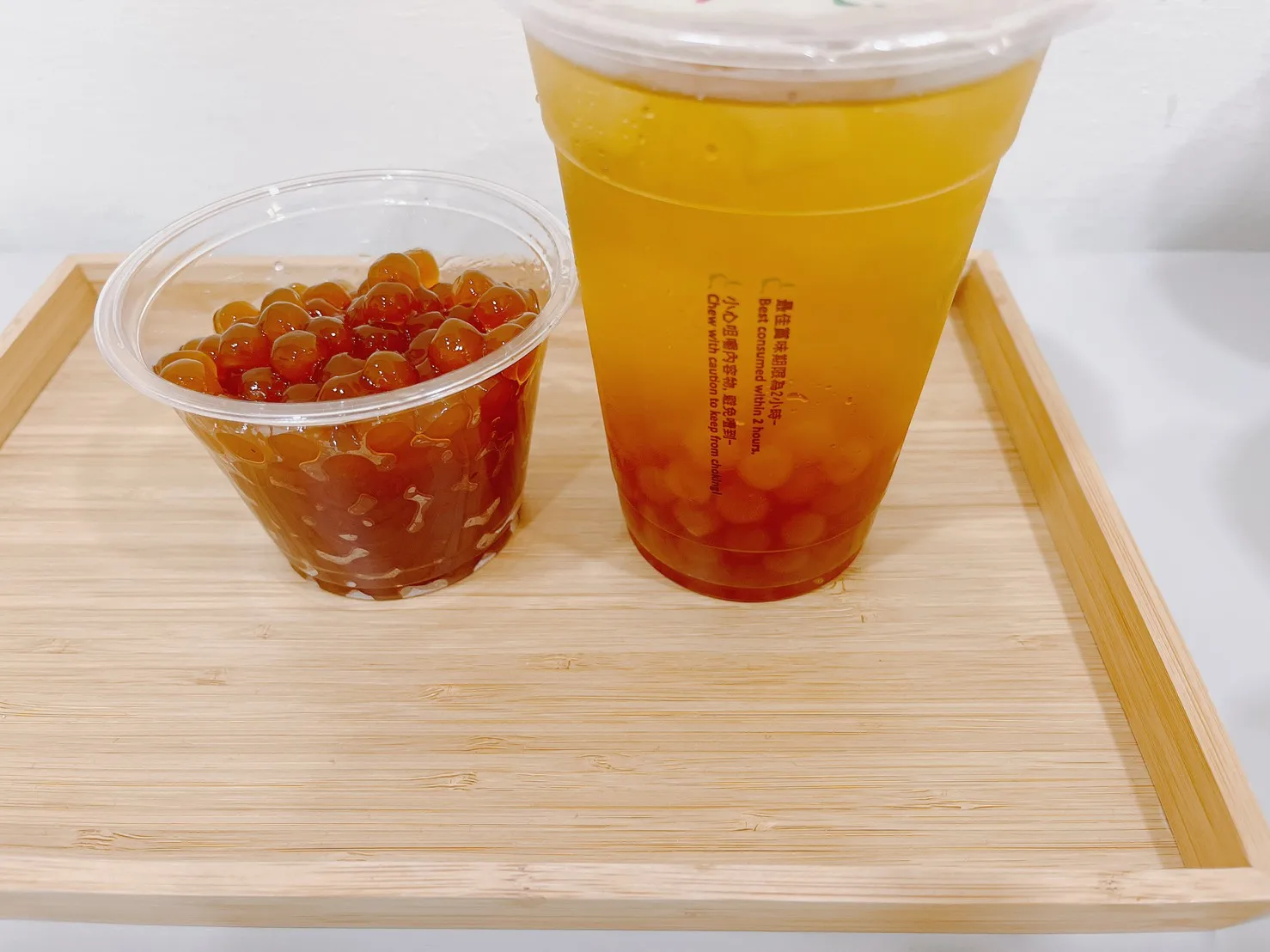 
High Content Golden Tapioca pearls ball powder Taiwan Bubble Tea size 8.5 mm~9.5 mm 