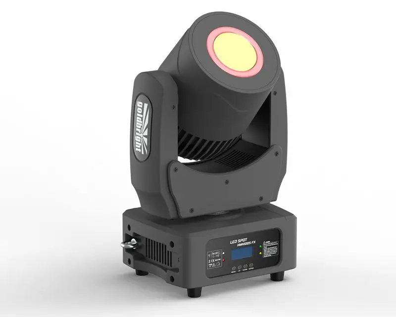 goldbright Stage Spot 120W LED Moving Head 15 degree with 3 Facet Prism Rotation Gobo Spot DJ Effet Lights