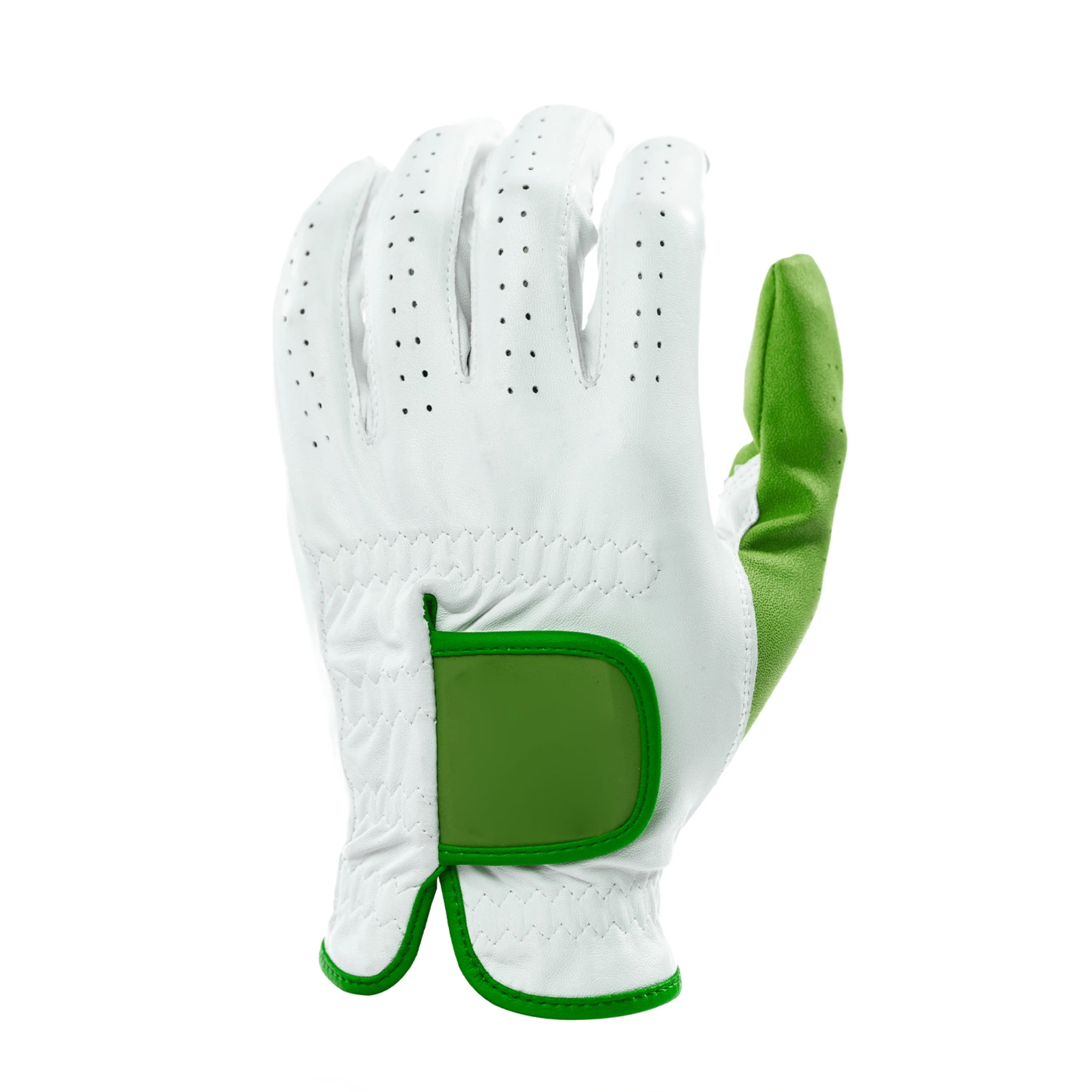 golf glove in cabretta leather and synthetic leather personalized for right and left hand