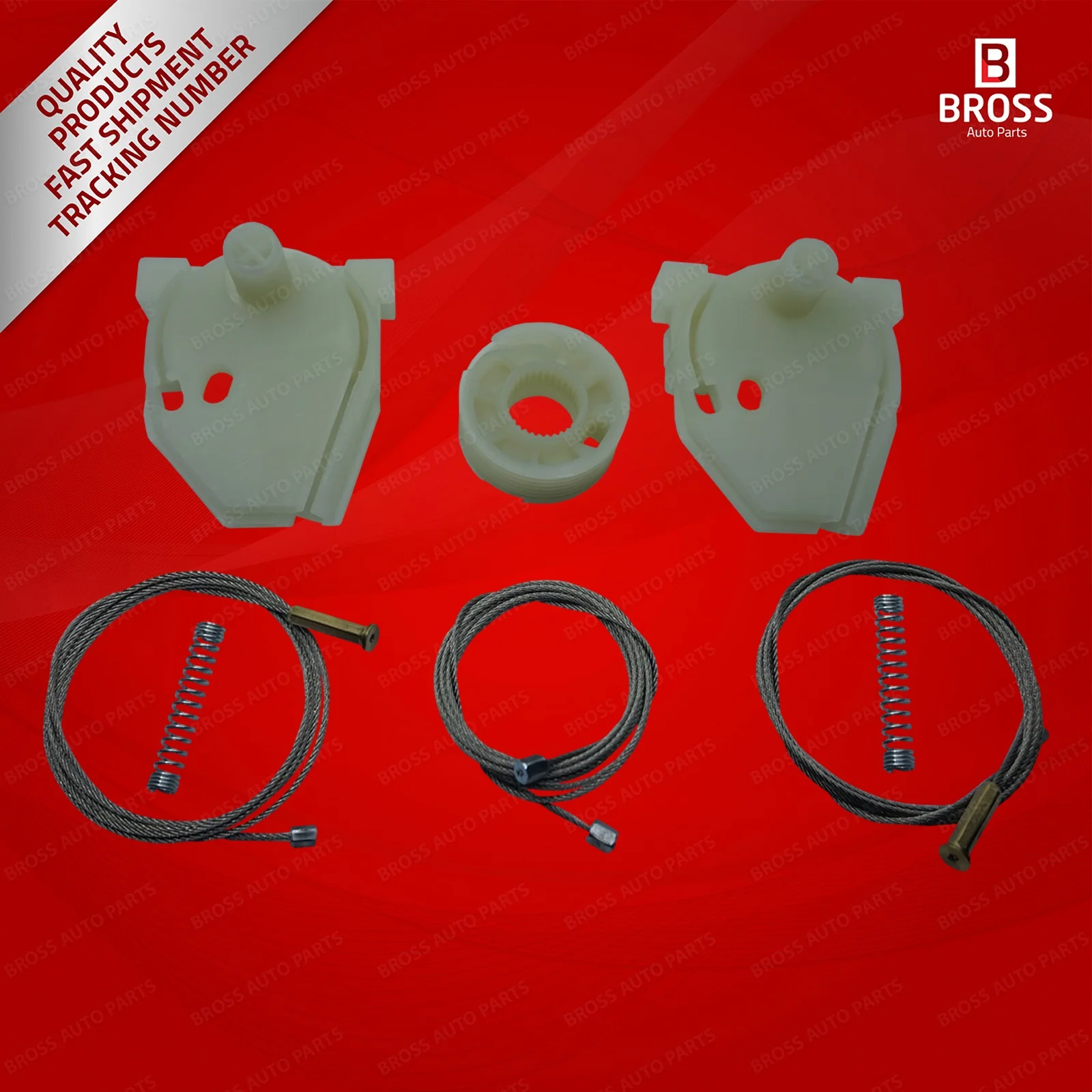 BWR5275 Power Window Regulator Repair Set Front Left Door 81626456039, 81626456055, 81626456051 for M.A.N TGS TGX