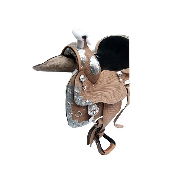 Hand Carved Leather Western Saddle
