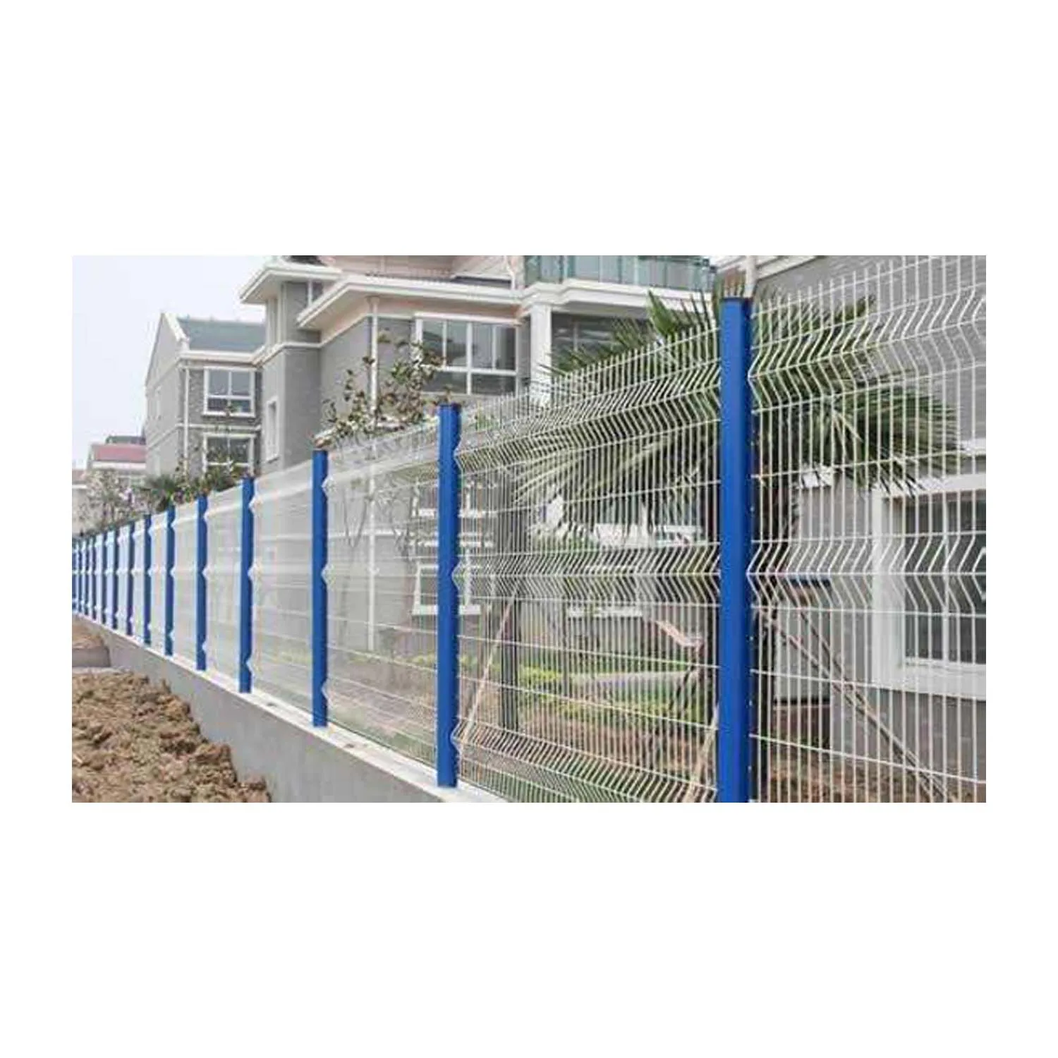 ECO FRIENDLY metal fence Peach Shaped Fencing buyer commercial Town City Planning Safe packaging for export