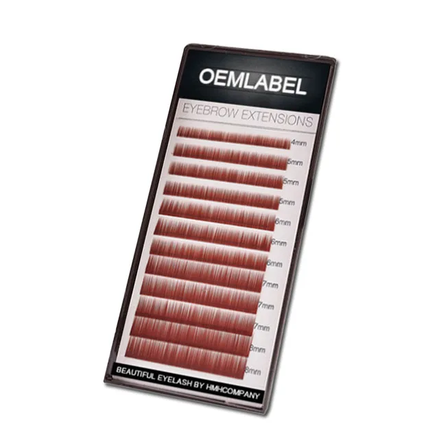 2d false customized packaging box eyelash extension 16 line in a tray manufacturer south korea