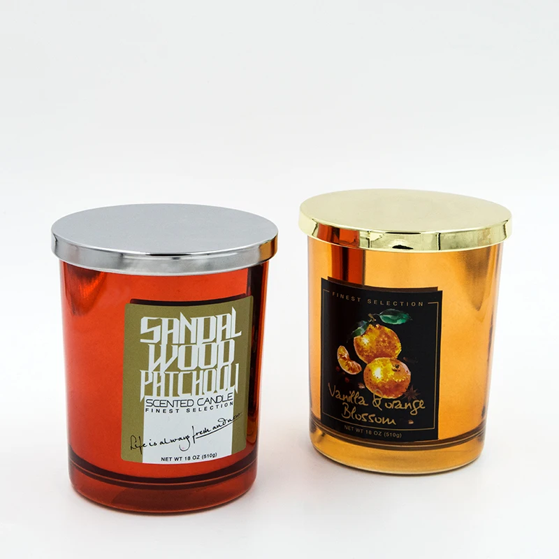 Home Crafts Gifts Fragrance Quality Private Label Personalized Best Scented Candle With Metal Lid In Jar