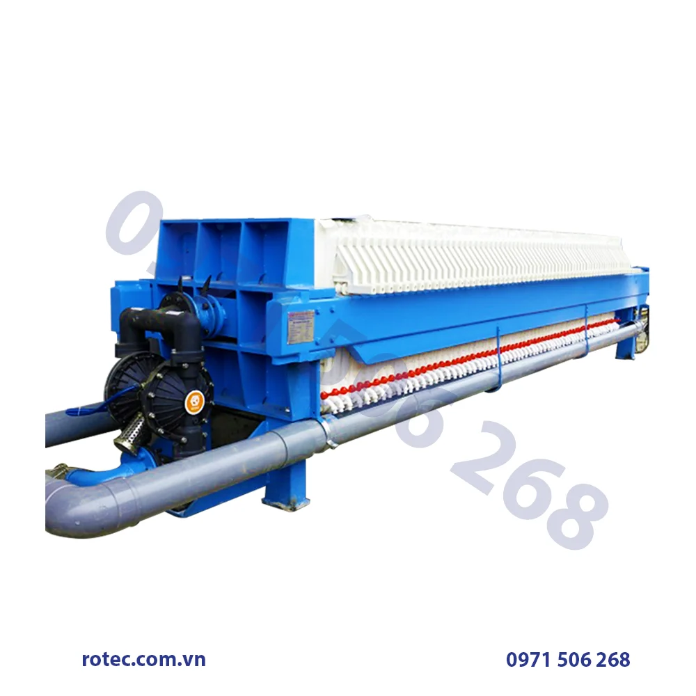 Vietnam Construction Works Industry Sludge Dewatering Filter Plate Press Machine