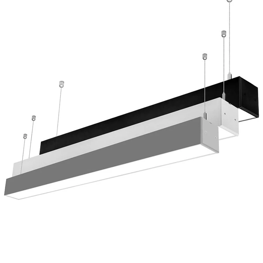 maxreallux 130LM Straight up down Linear Led  Light, Led Suspended Strip Light, Led Linear Project Light Lamp