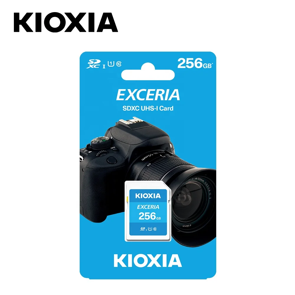 Exw price KIOXIA EXCERIA SD memory card  U1 class10 full HD  sd card  c10 memory card 256gb