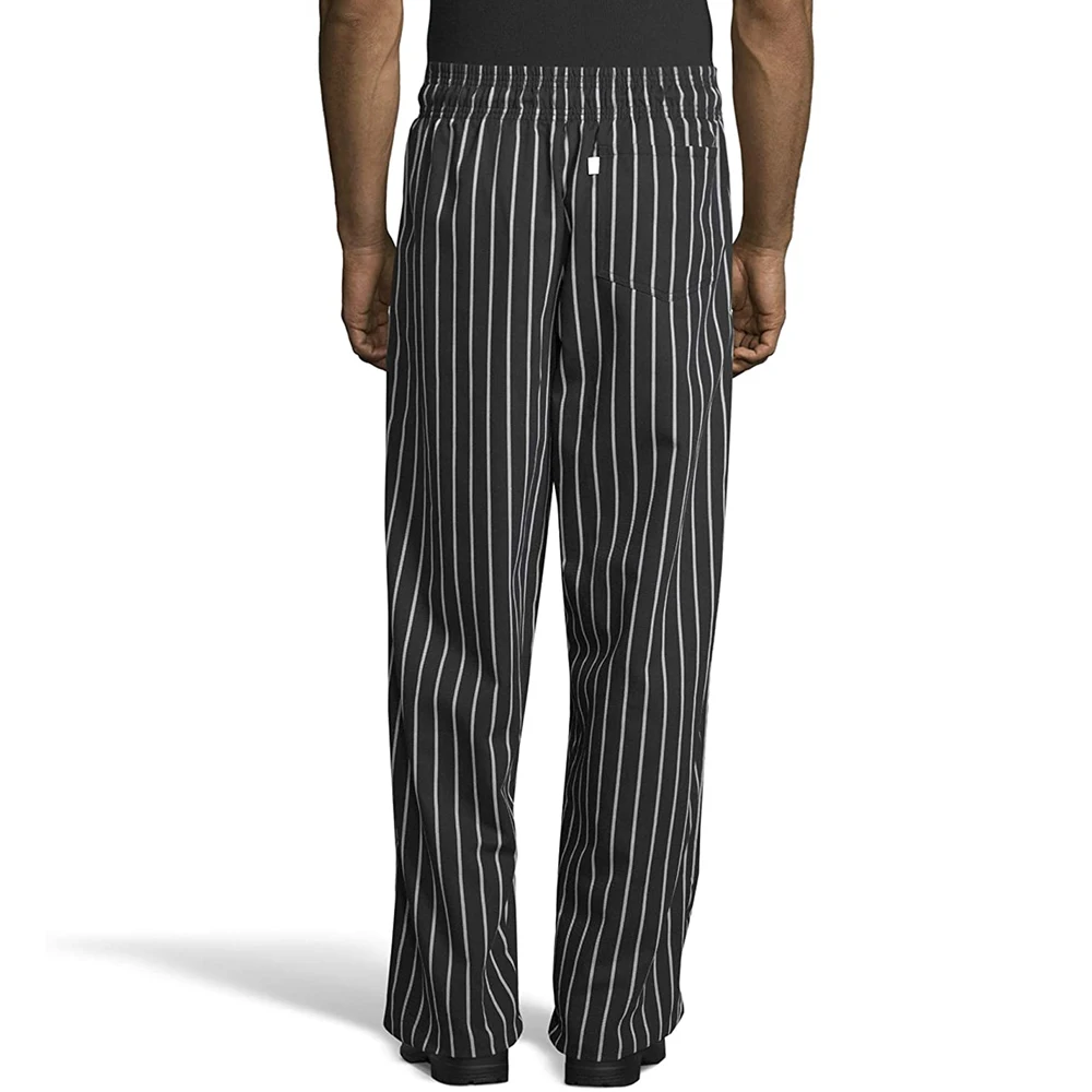 Professional Restaurant Men Cooking Trousers Chef Uniform Kitchen Wear Chef Pants for Restaurant & Bar Custom Designs