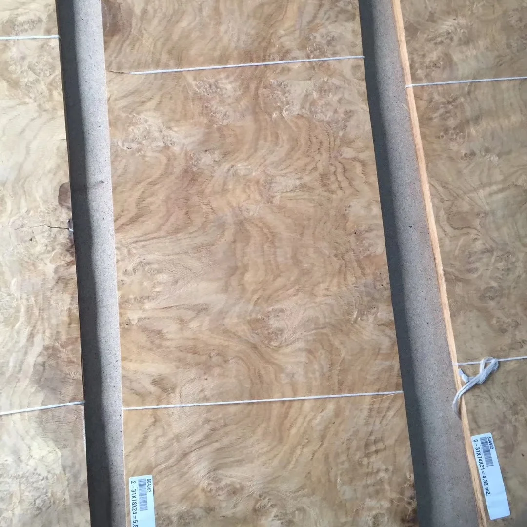 Exotic Oak Burl Veneer for Hotel Decoration