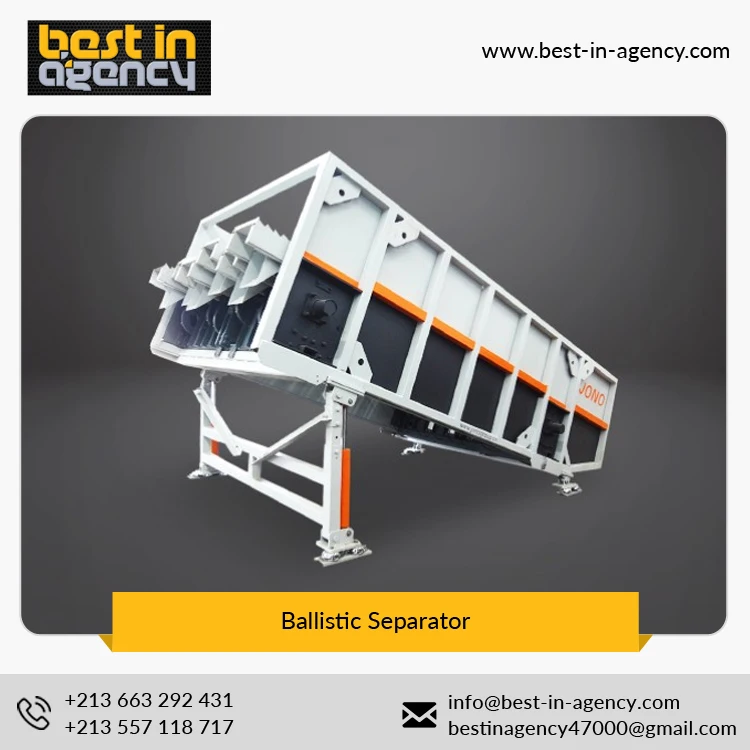 
Mechanical Sorting Line Ballistic Separator Solid Industrial and Commercial Treatment Machinery 