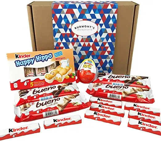 Kinder Bueno Chocolate Sweets Surprise Hamper Candy Box  Letter Gift Box