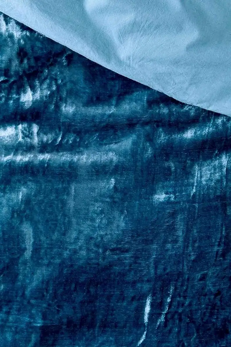 Velvet Duvet Cover Wholesale lot luxury velvet fabric quality material Twin/Queen/King Size customization available  bedding set