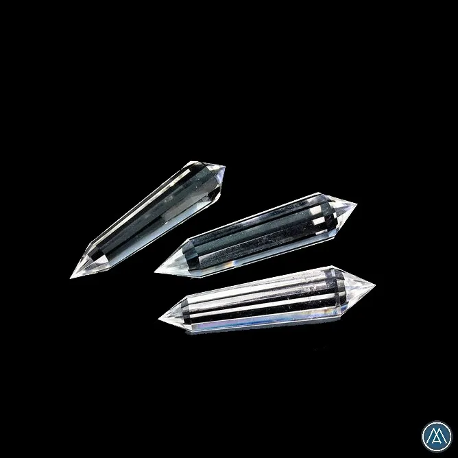 Высококлассная ручная резная 4 6 8 12 13 16 24 Двусторонняя натуральная прозрачная кварцевая палочка для лечения медитации