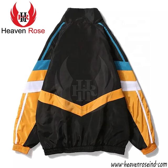 Black And White Windbreaker Jacket Men Green Wind Breaker Jackets Custom Made OEM Service