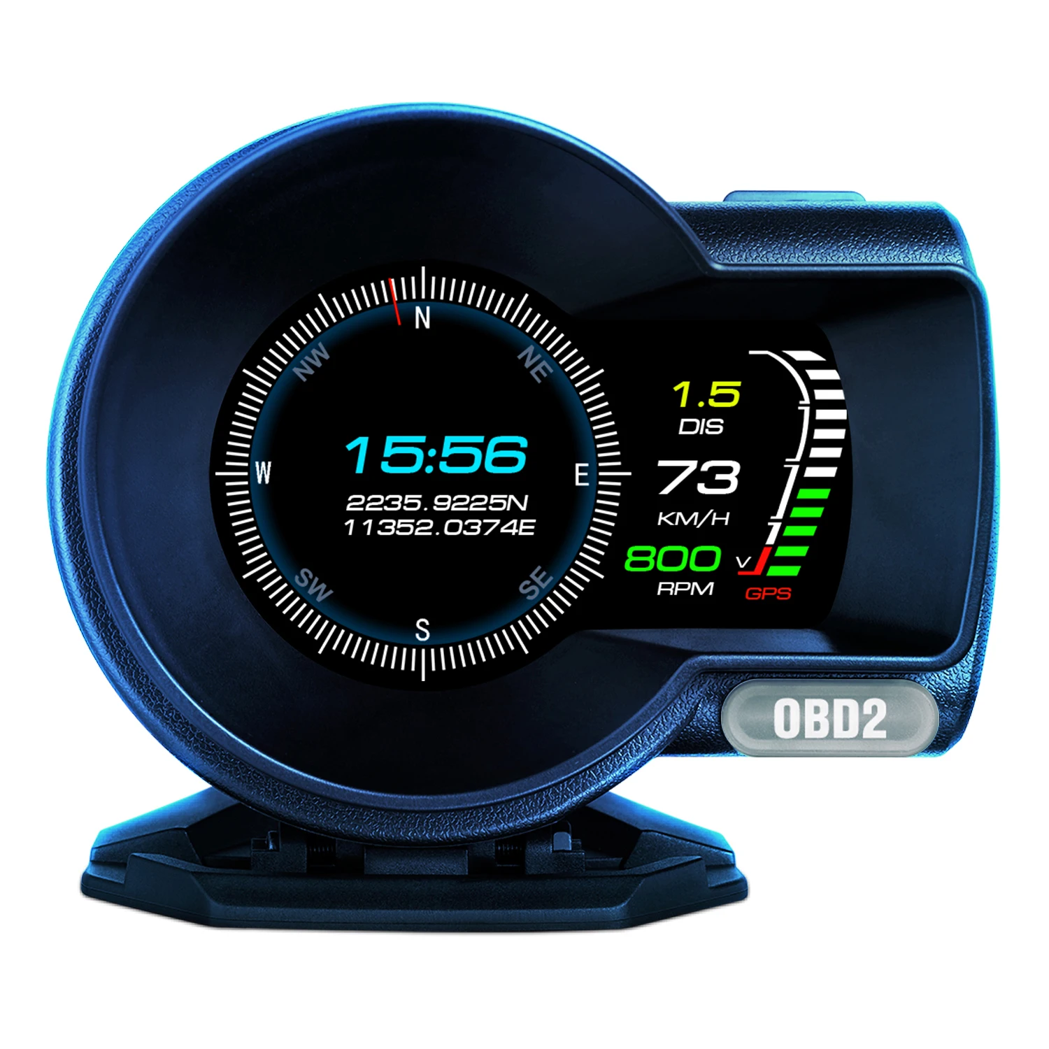 F8 PLUS OBD2 + GPS auto meter OBD2 Gauge car head up display hud obd2