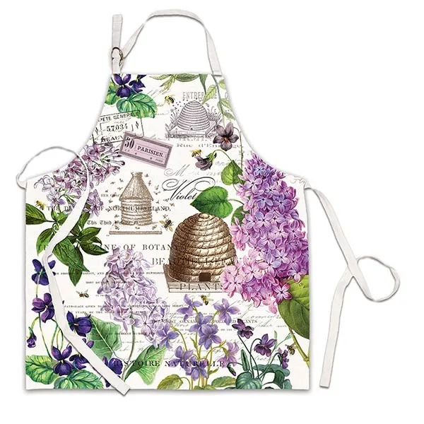 Embroidered Canvas Kitchen Aprons Woman Men Chef Stylist Apron Shop Cafes Beauty Nails Studios Uniform Grill Restaurant Bar Dye