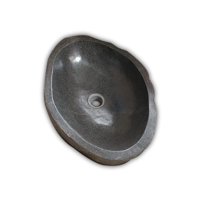 New Natural Stone Sink Bali River Stone Sink - Traditional Design - Kitchen Vessel Sink