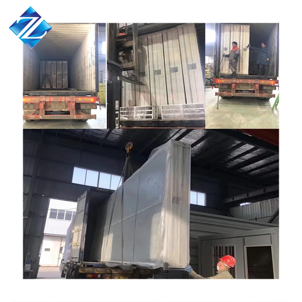 Easy to install prefabricated steel structure folding container houses for villas prefab house