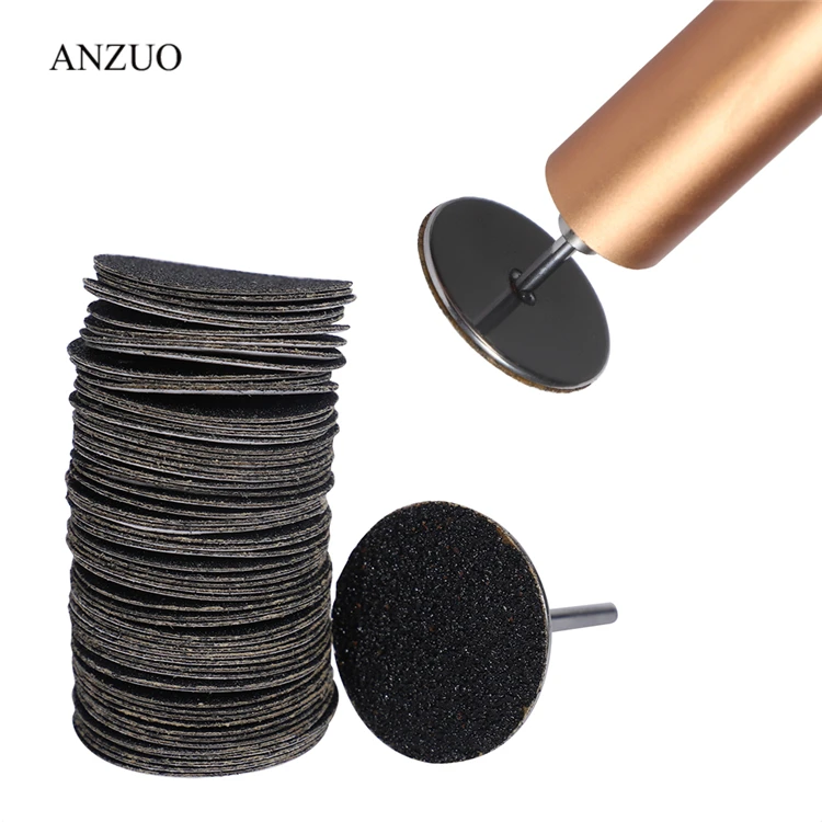 
100 pcs Electric Callus Electric Pedicure Foot Care Feet Dead Skin Tool Files Pedicure Callus Remover Rechargeable Sawing Tools 