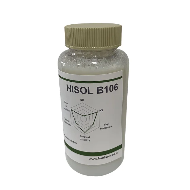  Аз загуститель HISOL Flow и выравнивание ICI хорошая тропическая стабильность щелочной растворимой акриловой эмульсии