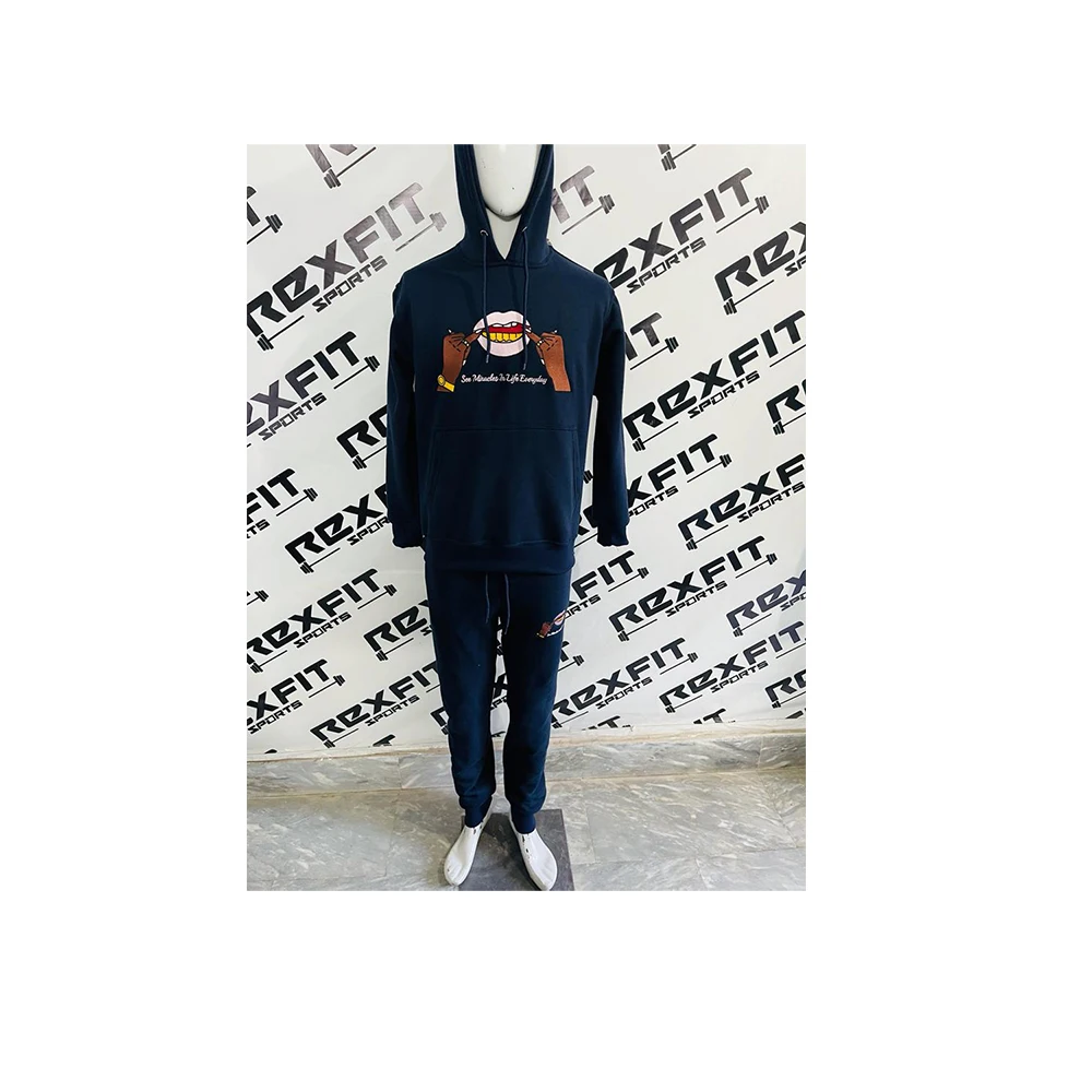 New Hot Sale Latest Fashion Design Men Tracksuits Winter Custom Made Oem Tracksuits For Men Cotton Tracksuits