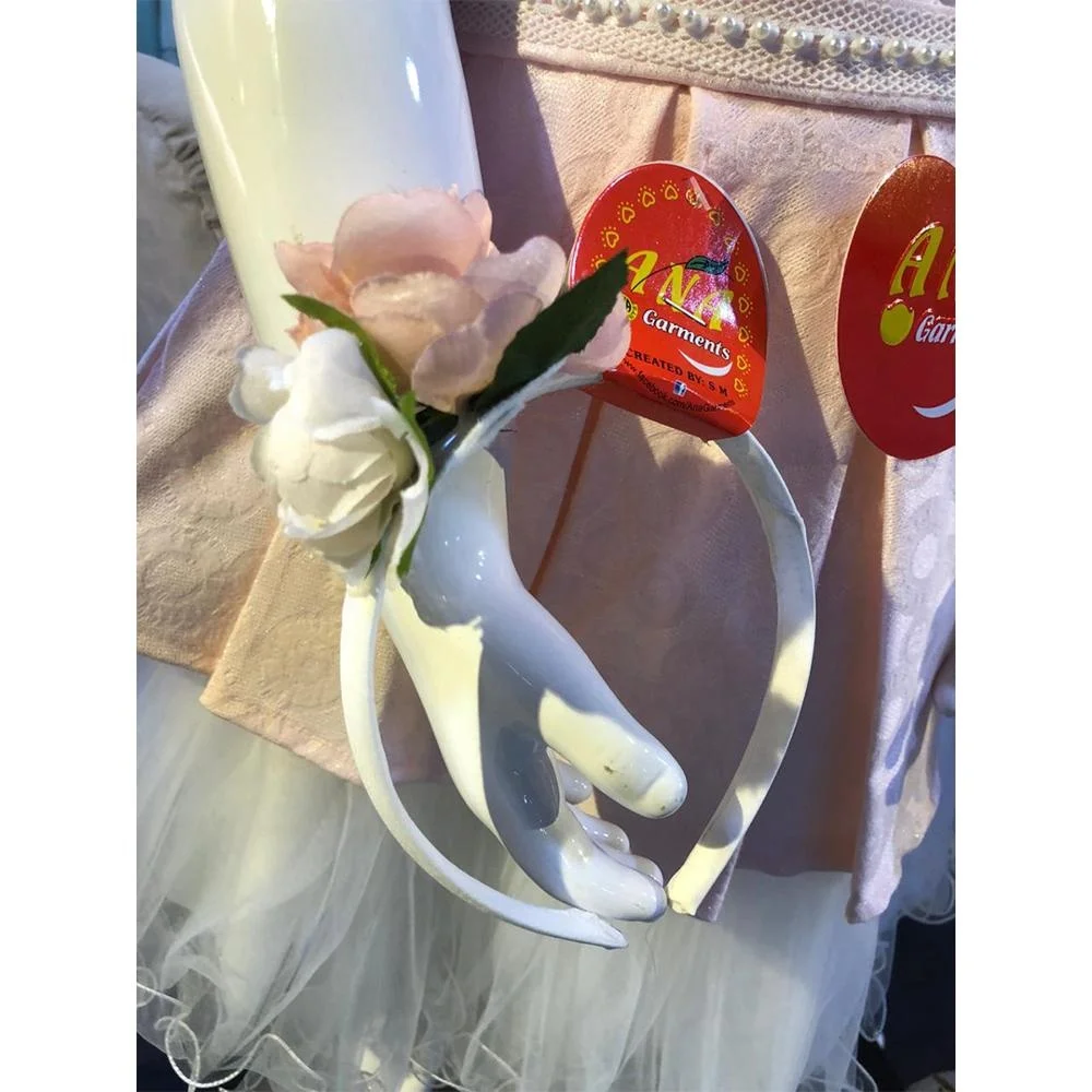 high quality spring girls round neck dress with front chest fancy box pleated girls dress design/baby girl clothes