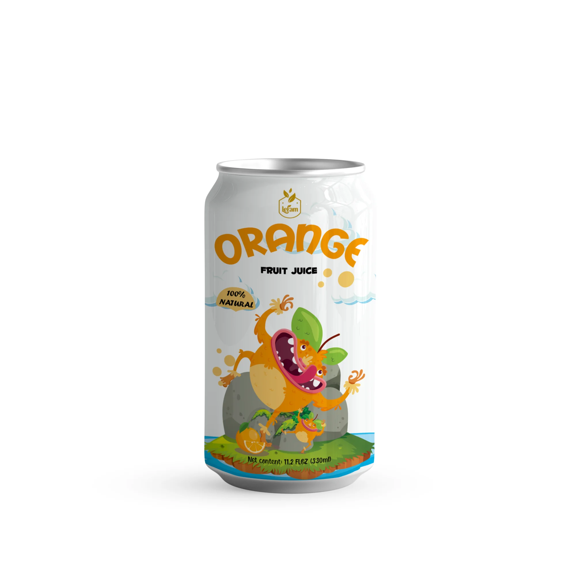 Strawberry Fruit Juice High Quality 330ml OEM Canned Juice Aluminum Can Original natural Vietnam LEFAM