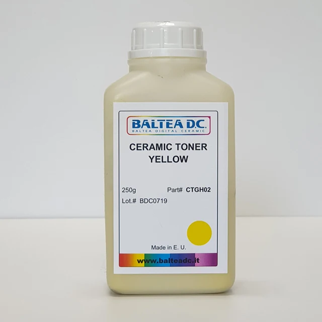 YELLOW Ceramic Toner for Digital Decal Printing