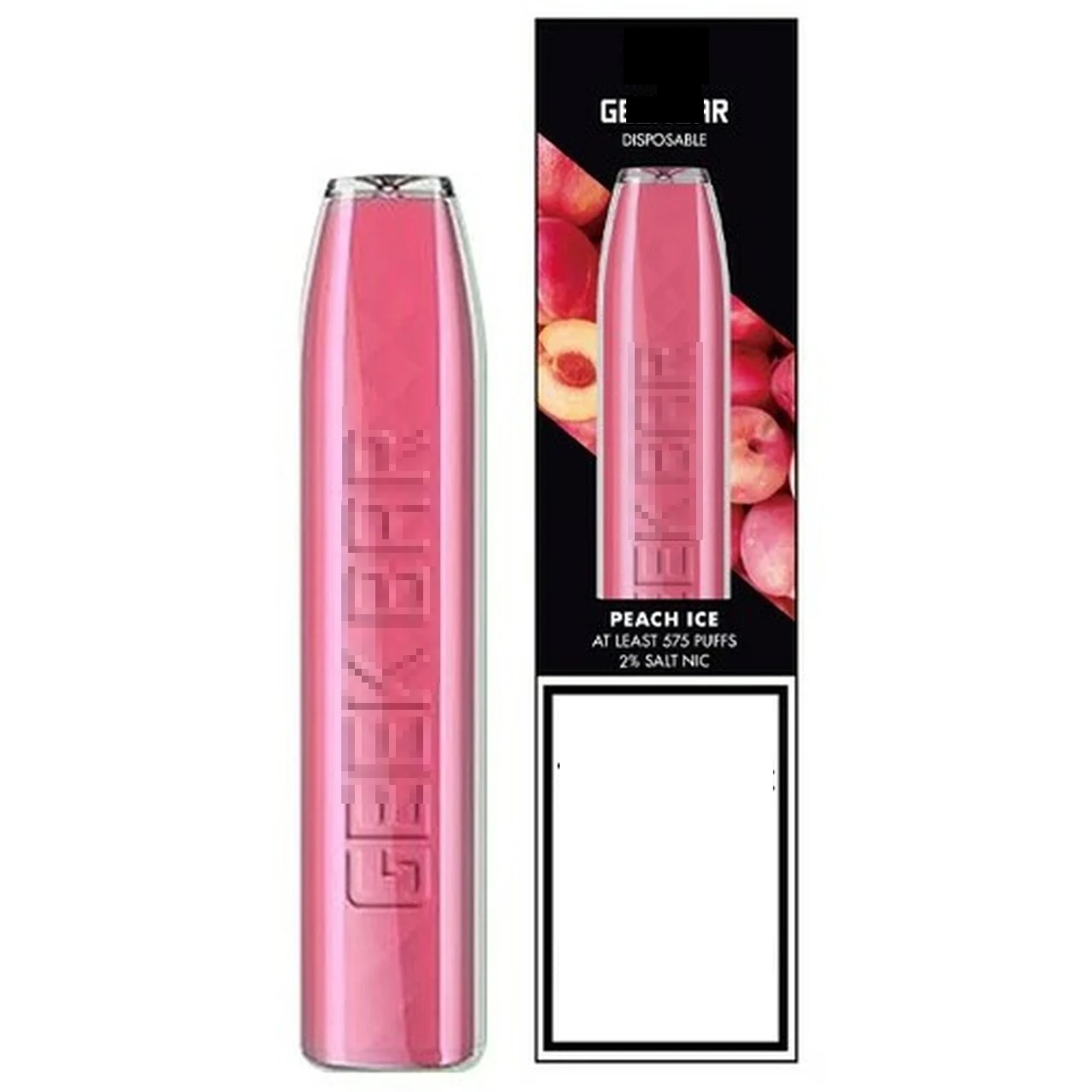 Factory PriceOriginal Atomizer Box Pre-filled 2ml Geek Bar 575 Puffs Capacity BOX Packaging Fast Delivery