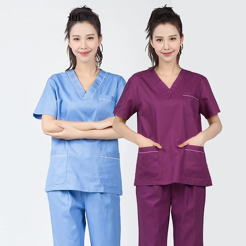 Fashionable Medical Disposable Medicine Scrub Suit Nurse Hospital Uniform Custom Designs Doctor Lab Coats