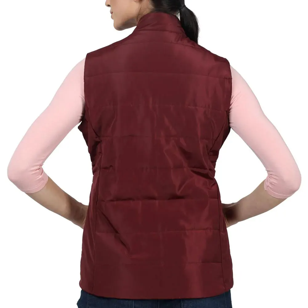  2021 высокое качество простой женский жилет на заказ оптовая продажа зимний молнии непрерывный стиль