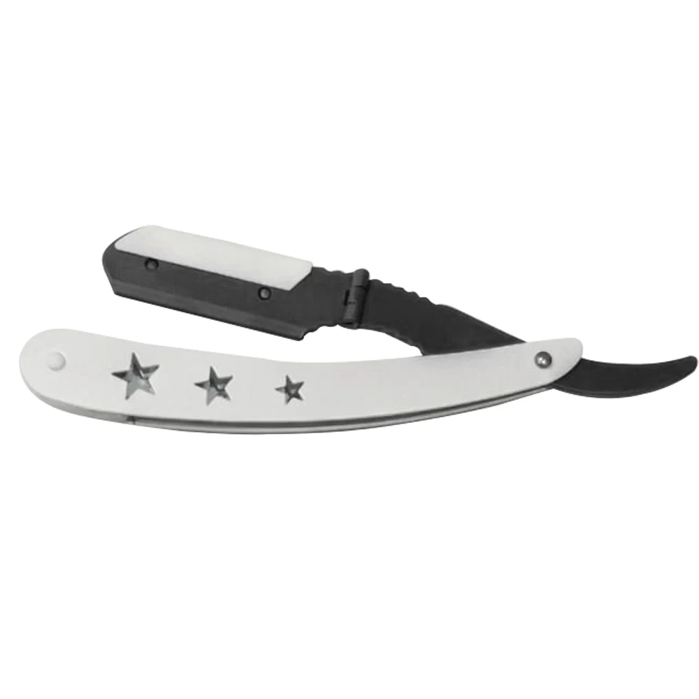 Professional Fashionable Manual Folding Knife Barber Straight Shaving Razor Single Edge Hair Shaper Barber Razor