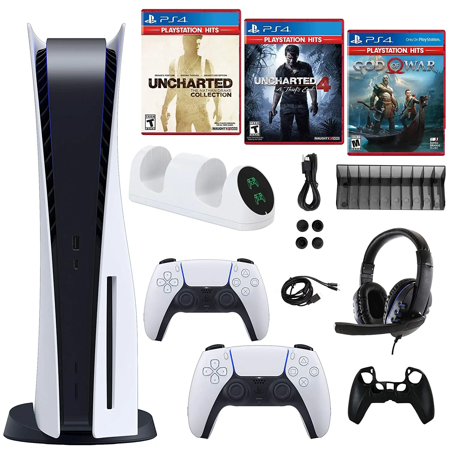 
BEST OFFER BUY 2 GET 1 For New Sony PLaySTAtiOn 5 PS5 ps5 / Ps4 PrO 1TB Video Game cONSoleS + 15 GAMES & 2 wireless controllers 