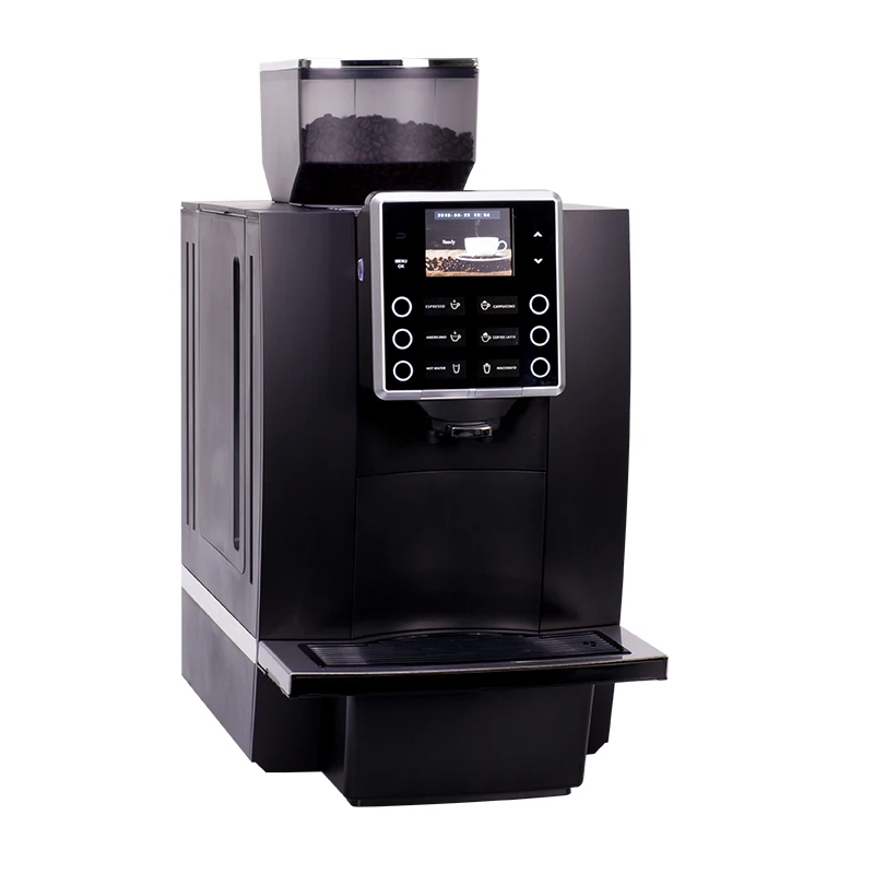 
3.5 TFT color touch screen fully automatic bean to cup coffee machine 