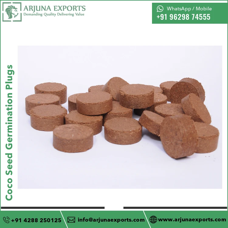Agricultural Grade Coconut Coco Peat Seed Starter Germination Plugs at Competitive Price Direct From Factory