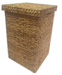 Корзина для белья с водяным Гиацинтом коробка хранения белой подкладкой вьетнамские изделия ручной работы