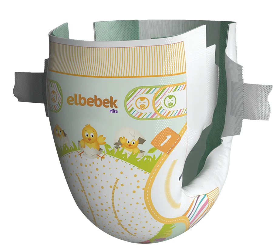 ELBEBEK BABY DIAPERS New Born 78 Pieces Hot Sale Breathable Disposable Baby Diapers Quick Absorption Long Lasting Dryness