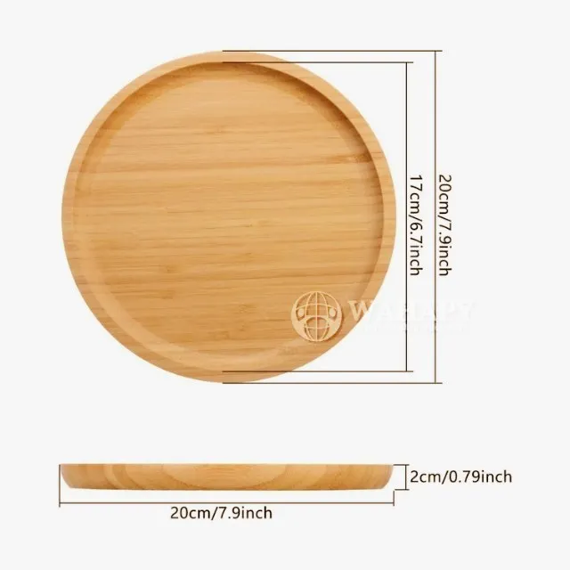 Бамбуковые тарелки и чаши экологически чистые вьетнамские биоразлагаемые бамбуковые многоразовые круглые