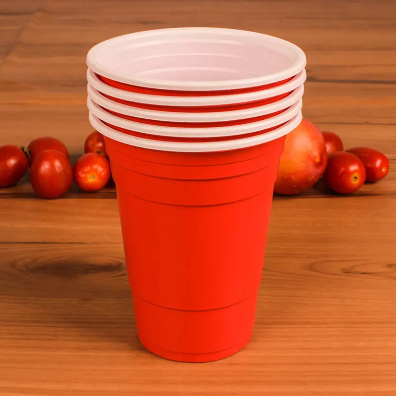 Birthday Wine Drinking Children Blue Fun Creative American Personalised Custom Disposable Red Plastic Party Cups