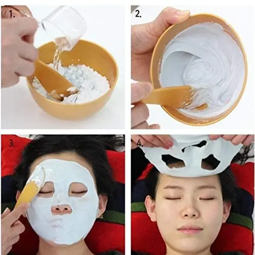 Anskin Modeling Facial Powder Pack 240g Green Tea/Vitamin-c / Armoa / Aloe / Ac-Control / Pearl / Charcoal / Collagen / Cool-Ice