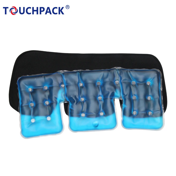 E shape Hot cold pack body comfort click reusable heating pad for neck and shoulder